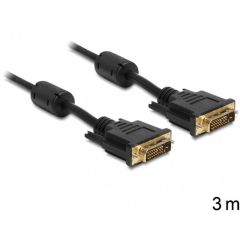 DeLOCK DVI cable DVI-D (M) to DVI-D (M) 3 m | 83191