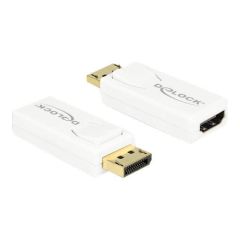 Delock Displayport 1.2 to HDMI 4K Active white 65580