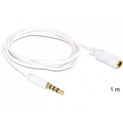 Delock Extension Cable Audio Stereo Jack 3.5mm 1m 84480