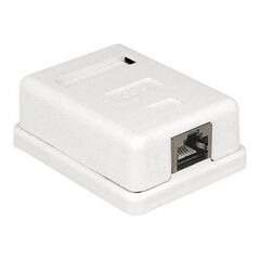 Delock Modular Wall Outlet 1Port Cat.6 white 86169