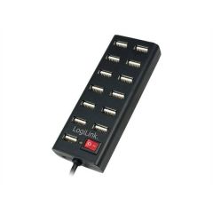 LogiLink USB 2.0 Hub 13-Port with On/Off Switch  UA0126