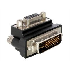 DeLOCK VGA adapter HD-15 (F) to DVI-I (M) 90° 65172