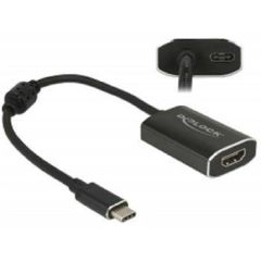 DeLOCK External video adapter VL100 USB-C HDMI dark 62988