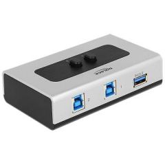 DeLock Switch USB 3.0 2 port manual bidirectional 87667