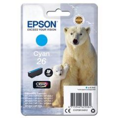 Epson 26 4.5 ml cyan original blister ink C13T26124012