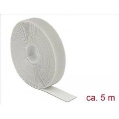 DeLOCK Hook-and-loop fastener Cable tie 5 m grey 18280