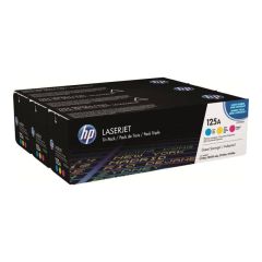 HP 125A Tri-pack 3-pack yellow, cyan, magenta CF373AM