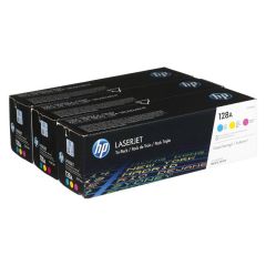 HP 128A Tri-pack 3-pack yellow, cyan, magenta CF371AM