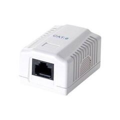 Equip Network surface mount box RJ-45 pure white, 235211