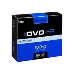 Intenso 10 x DVD+R 4.7 GB 16x slim jewel case 4111652