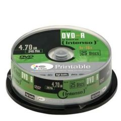 Intenso 25 x DVD-R (G) 4.7 GB 16x ink jet 4801154