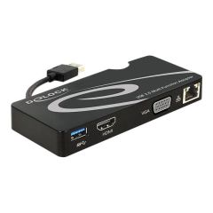 DeLOCK Docking station USB VGA, HDMI GigE 62461