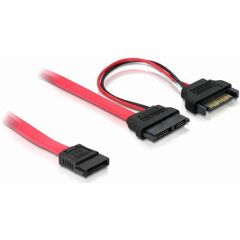 DeLOCK SATA Slimline ALL-in-One cable SATA cable 84418