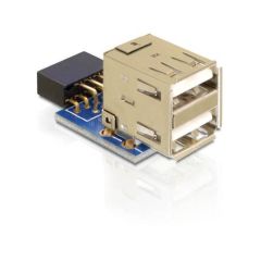 DeLOCK USB adapter 9 pin USB 2.0 header (F) to USB 41825