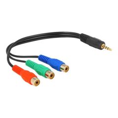 DeLOCK Video cable component video RCA x 3 (F) to 62499