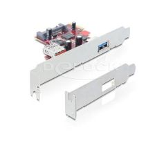 DeLock PCI Express Card USB adapter PCIe 2.0 USB, 89273