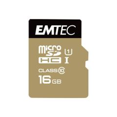 EMTEC Gold+ Flash memory card  16GB ECMSDM16GHC10GP