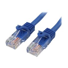 StarTech.com 0.5m Blue Cat5e Cat 5 Snagless 45PAT50CMBL