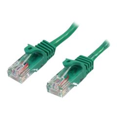StarTech.com 0.5m Green Cat5e Cat 5 Snagless 45PAT50CMGN