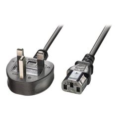 Lindy Power cable BS 1363A (M) to IEC 60320 C13 3 m 30434