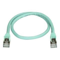 StarTech.com 0.5m Aqua Cat6a Cat 6a Shielded 6ASPAT50CMAQ