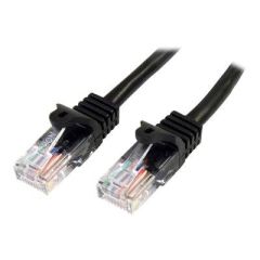 StarTech.com 7m Black Cat5e Cat 5 Snagless 45PAT7MBK