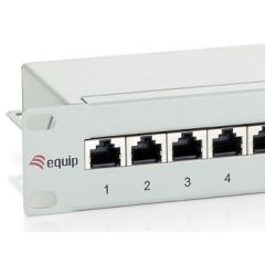 12-Port Cat.6 Shielded Patch Panel