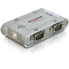 DeLock USB 2.0 to 4 port serial HUB Serial adapter 87414