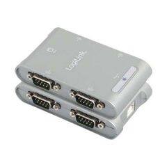 LogiLink USB 2.0 to 4-Port Serial Adapter Serial AU0032