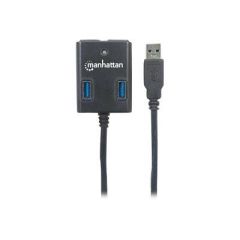 Manhattan Hub 4 x SuperSpeed USB 3.0 desktop 162296