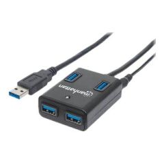 Manhattan SuperSpeed USB 3.0 Hub Hub 4 x 162302