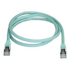 StarTech.com 1m Aqua Cat6a Cat 6a Shielded 6ASPAT1MAQ