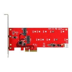 StarTech.com 2x M.2 SATA SSD Controller Card PCIe PEX2M2