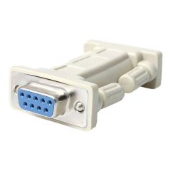 StarTech.com DB9 RS232 Serial Null Modem Adapter FF NM9FF