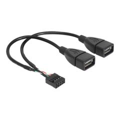 DeLOCK USB internal to external cable USB (F) to 9 83292