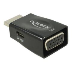 DeLOCK Video converter HDMI VGA black 65902