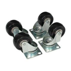 StarTech.com Caster Kit for Open Frame Rack 4POSTCASTER