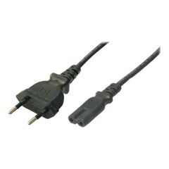 2direct Power cable Europlug (M) to IEC 60320 C7 AC CP092