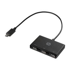 HP USB-C to USB-A Hub 3 x SuperSpeed USB 3.0 Z6A00AA