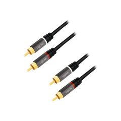 LogiLink Audio cable RCA x 2 (M) to RCA x 2 (M) 1 CA1202