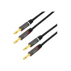 LogiLink Audio cable banana (M) to banana (M) 5 m CA1211