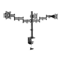 LogiLink Desk mount for 3 LCD displays (adjustable BP0050