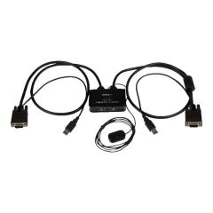 StarTech.com 2 Port USB VGA Cable KVM Switch USB SV211USB