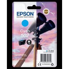 Epson 502 3.3 ml cyan original blister ink C13T02V24010