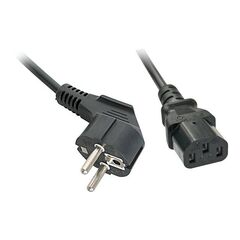 Lindy Power cable 3m CEE 77 (M) angled to IEC 60320 30336