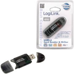 LogiLink Cardreader USB 2.0 Stick for SDMMC Card CR0007