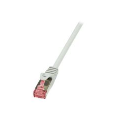 LogiLink PrimeLine Patch cable RJ-45 (M) 3m CAT6 grey