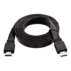 V7 HDMI cable HDMI to HDMI 2 m flat V7HDMI4FL-02M-BK-1E