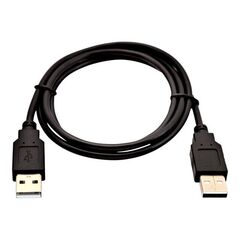 V7 USB cable USB (M) to USB (M) USB 2.0 1m V7USB2AA-01M-1E