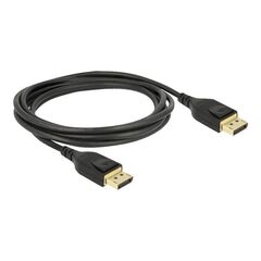 DeLOCK DisplayPort cable 2m  8K support black  85660